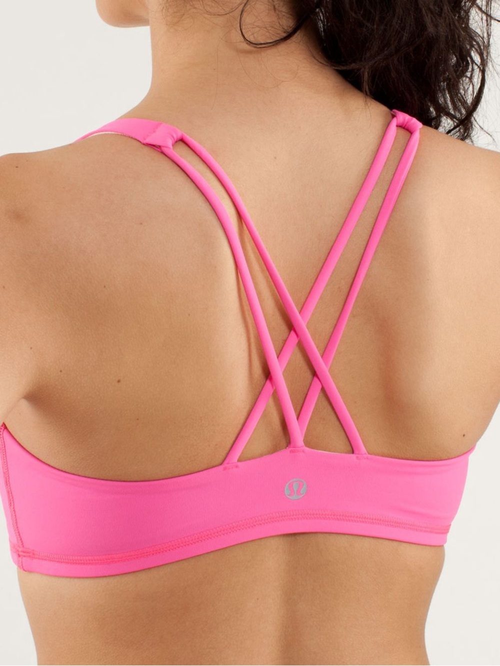 LULULEMON free to be bra pink size 8